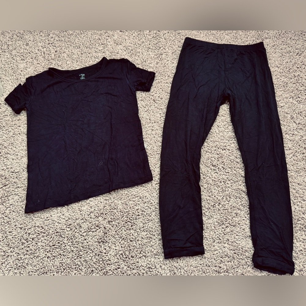 Kyte Baby pajamas set black kids size 6